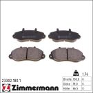 ZIMMERMANN Bremsbeläge 23302.180.1