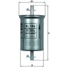 MAHLE Kraftstofffilter KL 146