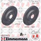 ZIMMERMANN Bremsscheibe 400.5506.53 ZIMMERMANN Bremsscheibe 400.5506.53