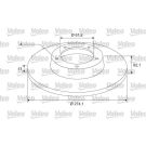 VALEO Bremsscheibe 675401 COATED