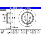 Bremsscheibe 24.0110-0360.1