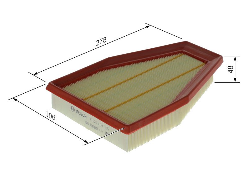 Luftfiltereinsatz F 026 400 755