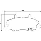 BREMBO Bremsklötze VA P 24 032