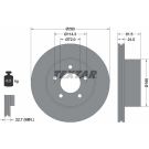 Bremsscheibe Jeep P. Cherokee/Grand Cherokee -99/Wrangler 92113500