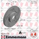 ZIMMERMANN Bremsscheibe 150.3447.55 BLACK Z