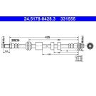 Bremsschlauch 24.5178-0428.3