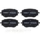KAMOKA Bremsbelagsatz, Scheibenbremse JQ101057