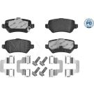 Bremsbelagsatz Opel T. Astra G/Zafira 97- , System: Lucas Girling 025 234 1715/PD