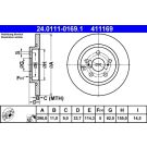 Bremsscheibe Toyota T. Avensis 08 24.0111-0169.1