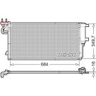 DENSO Kondensator, Klimaanlage DCN10045