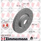 ZIMMERMANN Bremsscheibe 400.3659.20