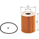 Ölfilter MERCEDES M-Klasse, GL-Klasse F 026 407 076