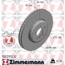 ZIMMERMANN Bremsscheibe 150.2913.32 ZIMMERMANN Bremsscheibe 150.2913.32