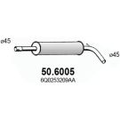 Mittelschalldämpfer 50.6005