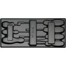 Schubladeneinlage Pvc Leer für 7 X Schlitz Schraubendreher yt-55351