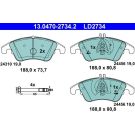 Bremsbelagsatz Db P. W204/W212/C218/X218/R172 07- Keramik 13.0470-2734.2