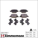 ZIMMERMANN Bremsbeläge 23517.160.1