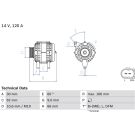 Lichtmaschine AUDI,SKODA,VW 0 986 044 330