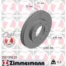 ZIMMERMANN Bremsscheibe 250.1390.20