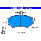 Bremsbelagsatz Audi S. 80/100/A4 82-01 13.0460-2934.2