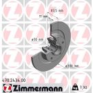 ZIMMERMANN Bremsscheibe 470.2434.00