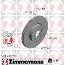 ZIMMERMANN Bremsscheibe 590.2812.20 Coat Z