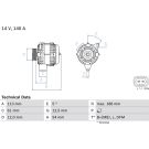Lichtmaschine 0 986 080 380