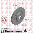 ZIMMERMANN Bremsscheibe 530.2458.20 Coat Z