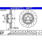 Bremsscheibe Db P. W203/C209 00-09 24.0128-0177.1 Bremsscheibe Db P. W203/C209 00-09 24.0128-0177.1