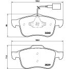 BREMBO Bremsklötze VA P 23 132