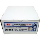 STC Schleifscheibe Gold (150 mm, 15 Loch, Klett), 500er Körnung | 8500500