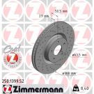 ZIMMERMANN Bremsscheibe 250.1399.52