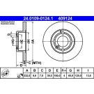 Bremsscheibe Vw T.Polo/Lupo 96-05 24.0109-0124.1