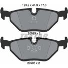 Bremsbelagsatz Bmw T. E32/E34 2099501