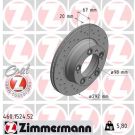 ZIMMERMANN Bremsscheibe 460.1524.52 ZIMMERMANN Bremsscheibe 460.1524.52
