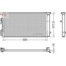 DENSO Kondensator, Klimaanlage DCN41019