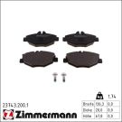 ZIMMERMANN Bremsbeläge 23743.200.1