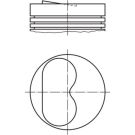 MAHLE ORIGINAL Kolben 0092500