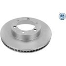 Bremsscheibe Toyota P. Land Cruiser 02-09 MEYLE-PD: Advanced performance and design 30-15 521 0121/PD