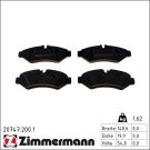 ZIMMERMANN Bremsbeläge 20747.200.1