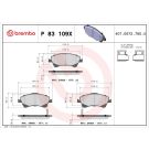 BREMBO Bremsklötze VA P 83 109X