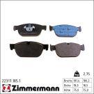 ZIMMERMANN Bremsbeläge 22317.185.1