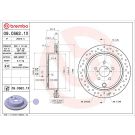 BREMBO Bremsscheibe XTRA HA SUBARU BRZ,Legacy,TOYOTA 08 XTRA LINE - Xtra 09.C662.1X
