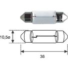 Rohr Glühlampe 12V/5W 11X38Mm C5W 10Stk 009418100000
