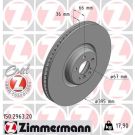 ZIMMERMANN Bremsscheibe 150.2963.20 Coat Z