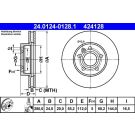 Bremsscheibe Vw P. T4 95-03 24.0124-0128.1