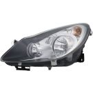 Scheinwerfer L H7/H1 +MOT SCHWARZ VALEO PQ OPEL CORSA D 7,06-12,10 43379