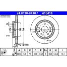 Bremsscheibe 24.0110-0418.1