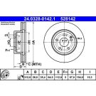 Bremsscheibe 24.0328-0142.1