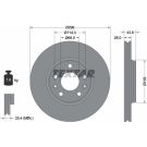 Bremsscheibe Renault P. Scenic/Laguna 07 PRO 92195603